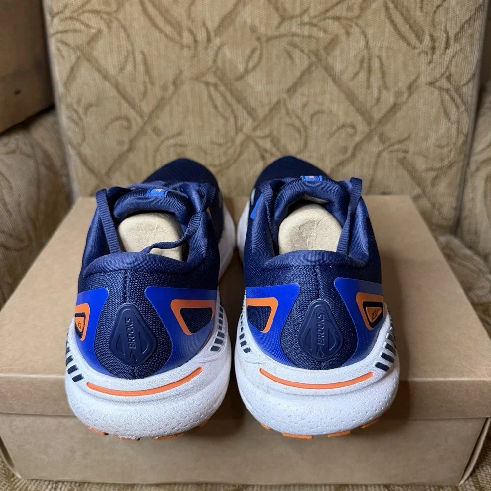 Brooks Adrenaline GTS 23 Mens Size 9.5 Blue Athletic Running Shoes Sneakers